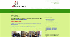 Desktop Screenshot of idtesis.com