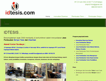Tablet Screenshot of idtesis.com